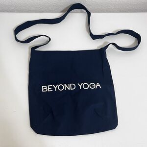 Beyond Yoga Crossbody Purse Dust Bag Navy Blue Lightweight Cotton